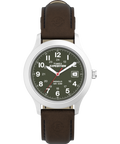 Expedition Metal Field 39mm Leather Strap Watch