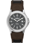 Expedition Metal Field 40mm Leather Strap Watch