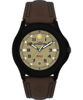 Expedition Metal Field 40mm Leather Strap Watch