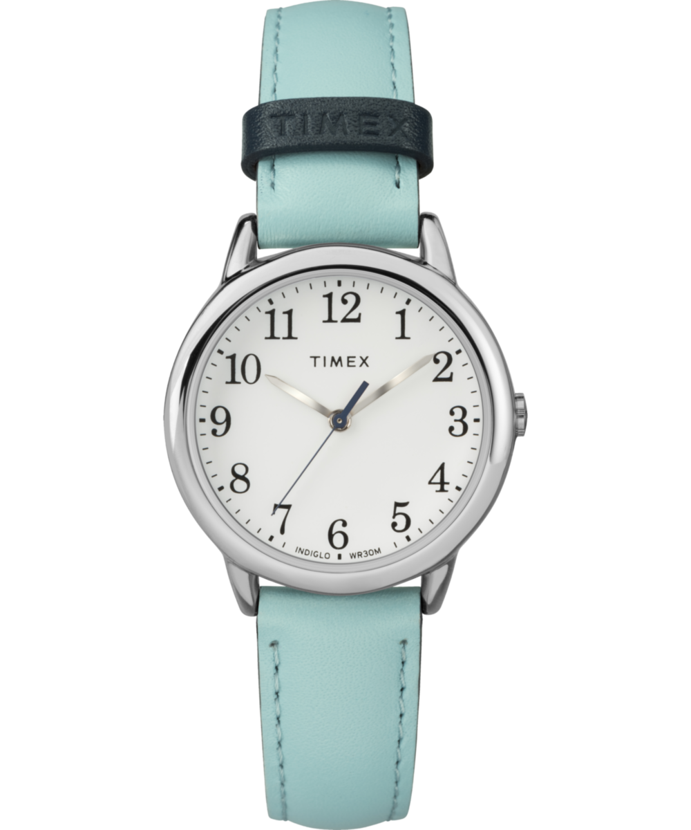 Easy Reader Color Pop 30mm Leather Strap Watch