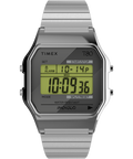 Timex T80 34mm Stainless Steel Expansion Band Watch