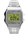 Timex T80 34mm Stainless Steel Bracelet Watch