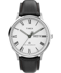 Waterbury Classic Day/Date 40mm Leather Strap Watch