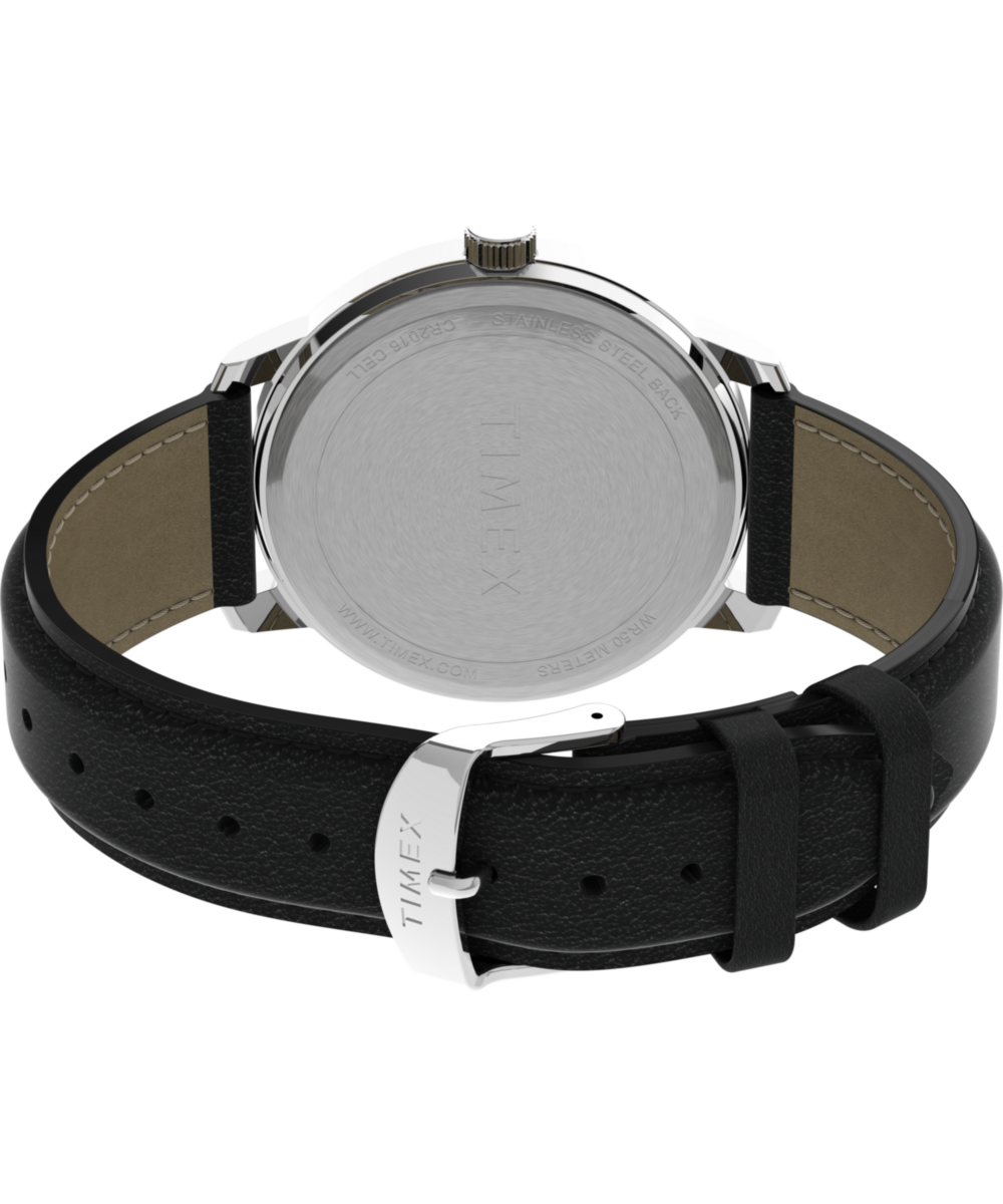 Easy Reader Bold 43mm Leather Strap Watch