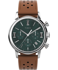 Marlin® Chronograph Tachymeter 40mm Leather Strap Watch