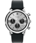 Marlin® Chronograph Tachymeter 40mm Leather Strap Watch