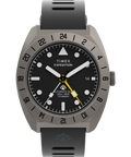 Expedition® Pioneer Titanium Automatic GMT 41mm Silicone Strap Watch