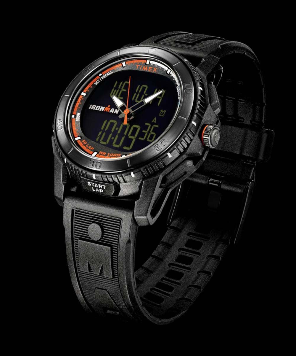 TIMEX® IRONMAN® Adrenaline Ana-digi 46.5mm PU Strap Watch 