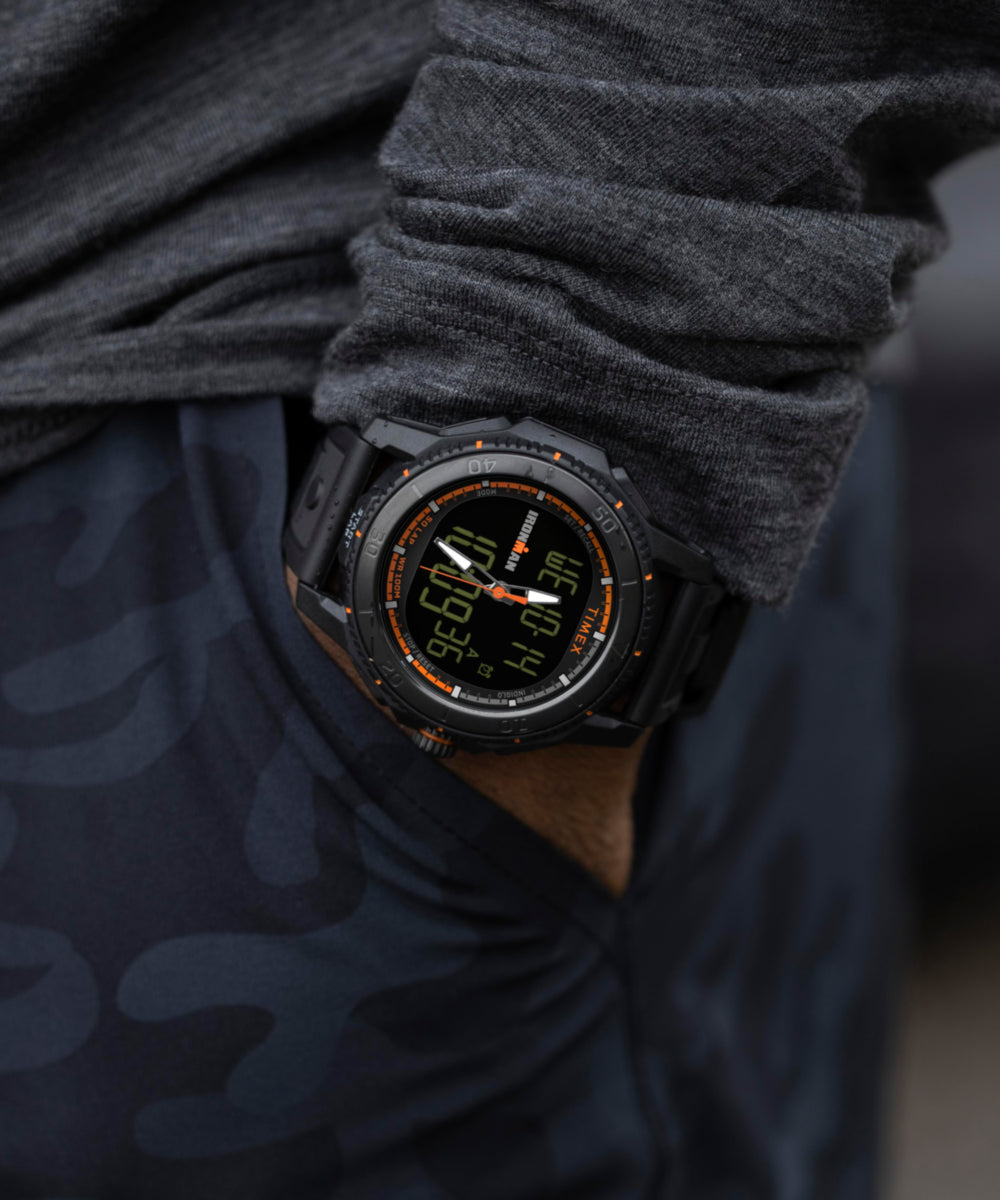 TIMEX® IRONMAN® Adrenaline Ana-digi 46.5mm PU Strap Watch 