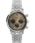 Marlin® Chronograph Tachymeter 40mm Stainless Steel Bracelet Watch 