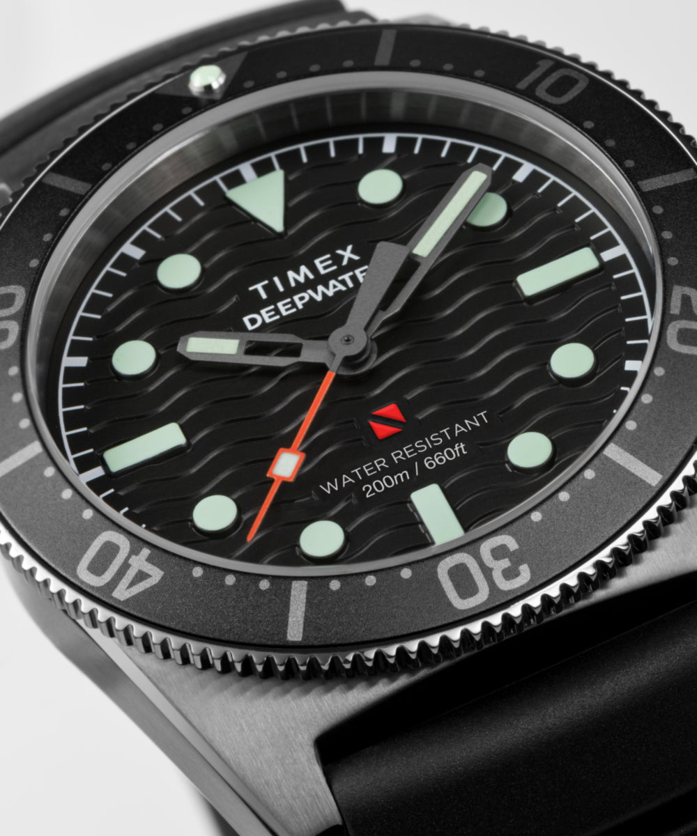 Deepwater Reef 200 41mm Synthetic Rubber Strap Watch   