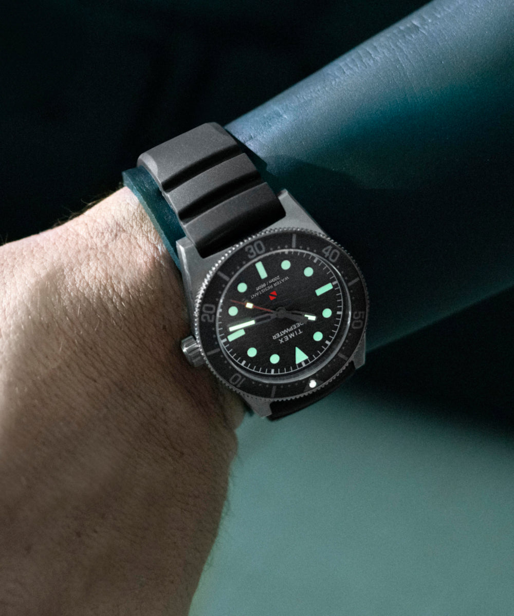 Deepwater Reef 200 41mm Synthetic Rubber Strap Watch   