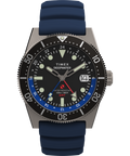 Deepwater Reef 200 GMT 41mm Synthetic Rubber Strap Watch