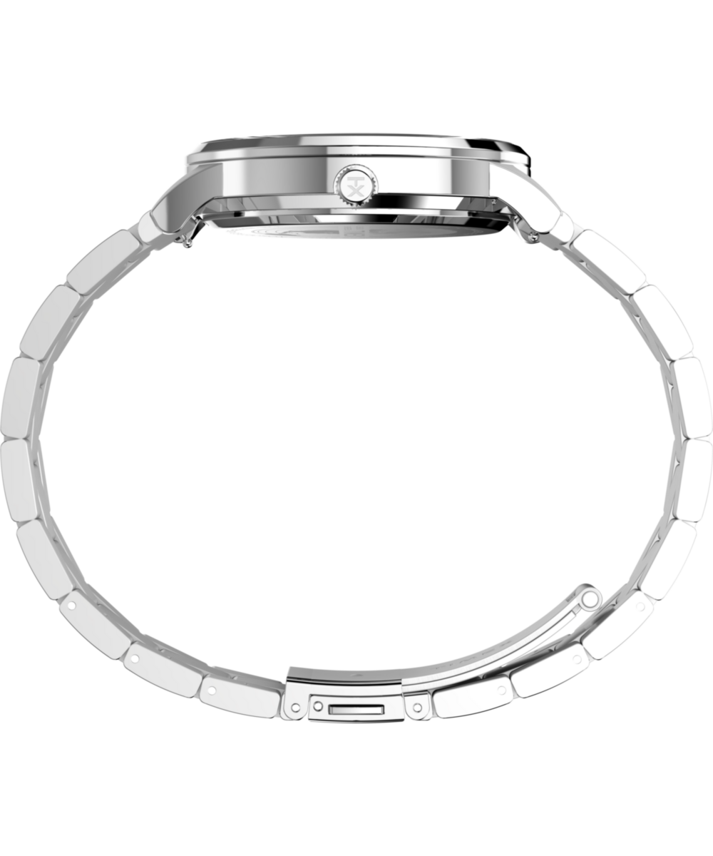 Waterbury Classic Moon Phase 40mm Stainless Steel Bracelet Watch 