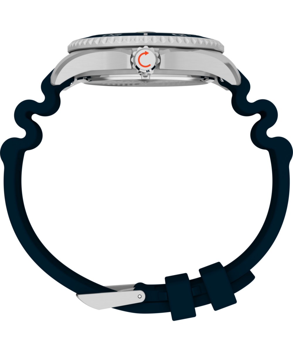 Deepwater Meridian 200 44mm Synthetic Rubber Strap Watch 