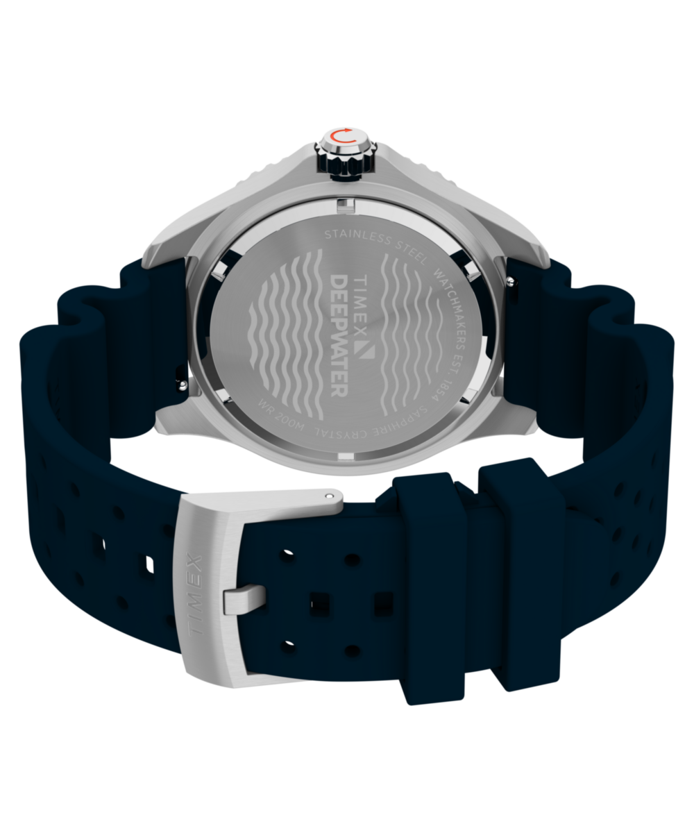 Deepwater Meridian 200 44mm Synthetic Rubber Strap Watch 