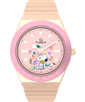 Peanuts® Q Timex® In Bloom 36mm Stainless Steel Expansion Band Watch