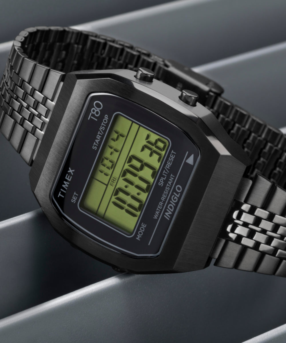 Timex T80 Steel 36mm Stainless Steel Bracelet Watch