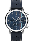 Marlin® Chronograph Tachymeter 40mm Leather Strap Watch