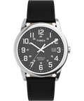 Easy Reader® Classic 38mm Leather Strap Watch
