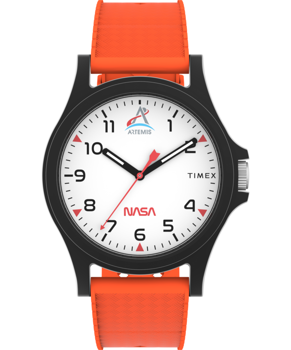 Timex Main Street NASA Artemis 40mm Silicone Strap Watch