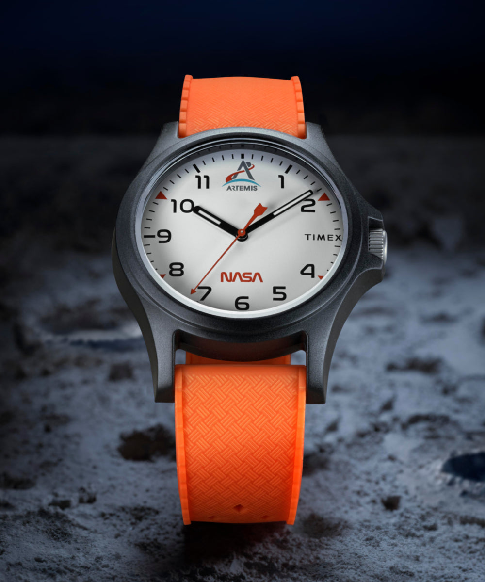 Timex Main Street NASA Artemis 40mm Silicone Strap Watch