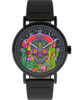 Timex Weekender Day of the Dead 40mm Leather Strap Watch