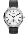 Waterbury Metropolitan Sub-Second 39mm Leather Strap Watch 