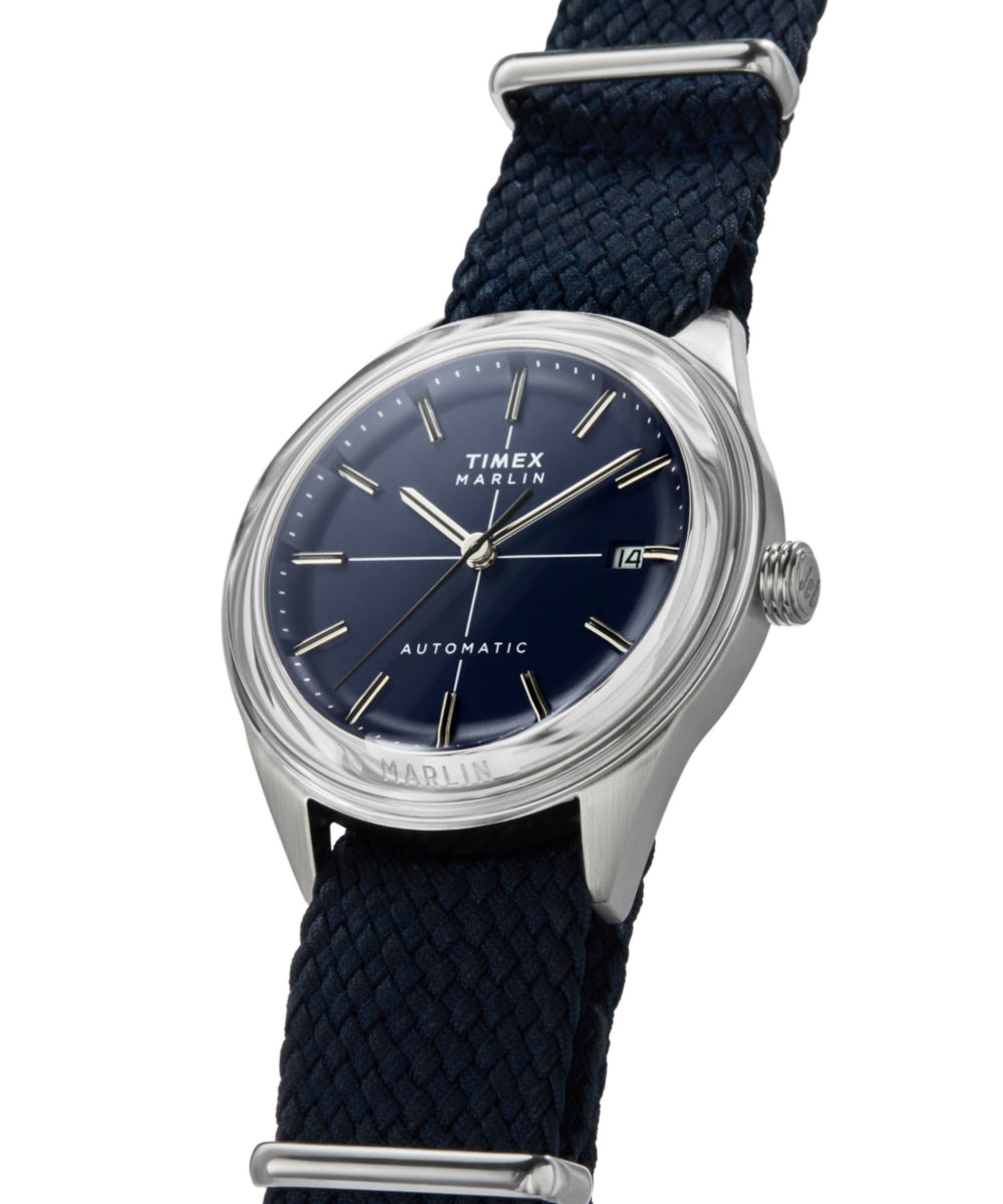 Marlin® Jet Automatic 38mm Fabric Strap Watch