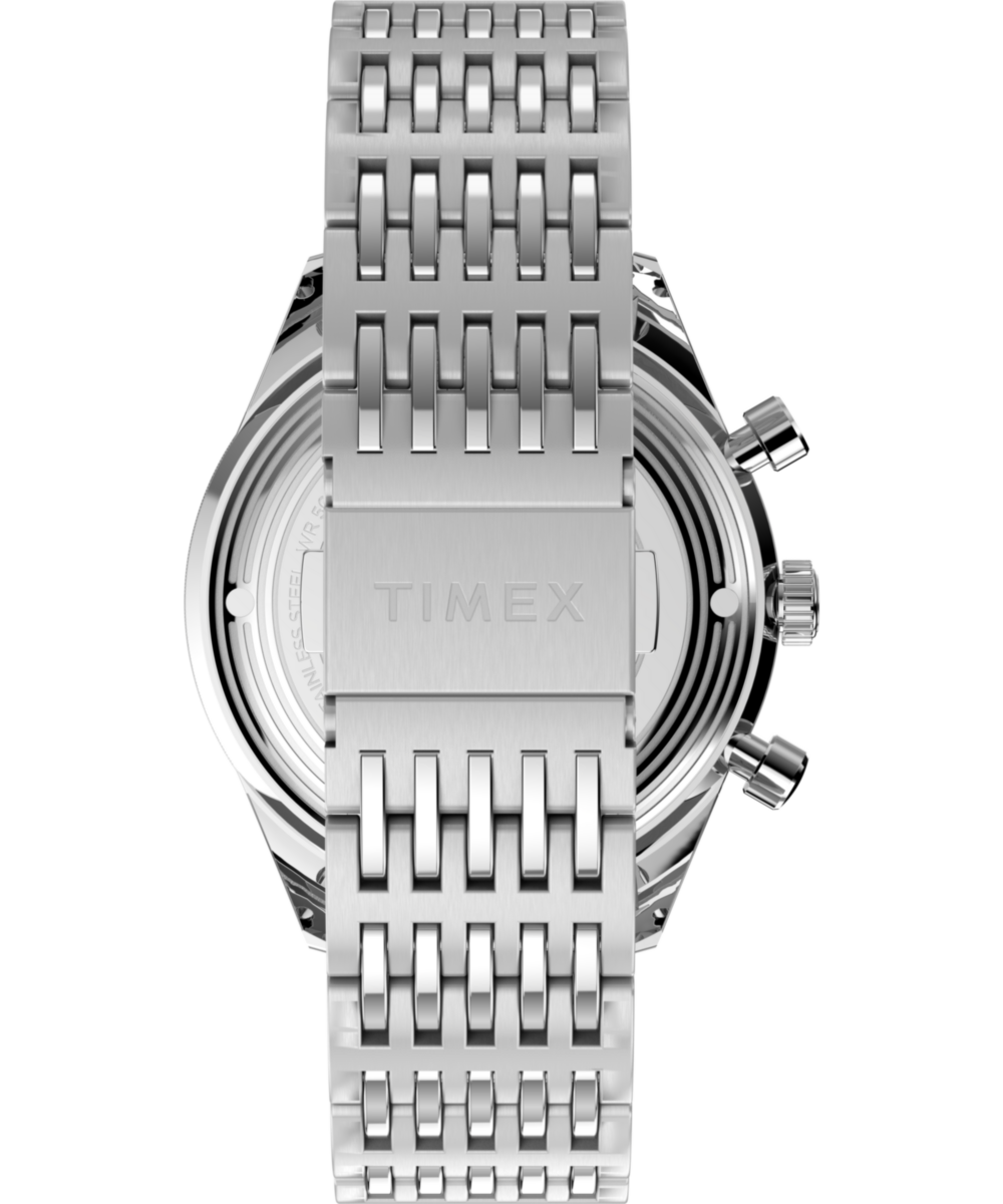 Marlin® Jet Quartz Chronograph 40mm Stainless Steel Bracelet Watch