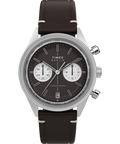 Marlin® Jet Quartz Chronograph 40mm Leather Strap Watch