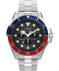 Harborside Coast Multifunction 43mm Stainless Steel Bracelet Watch