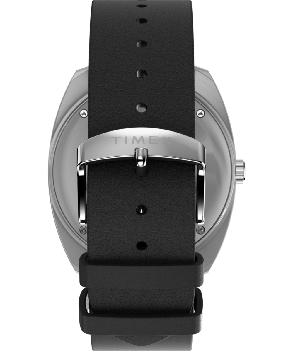 Q Timex® 1975 Enigma 37mm Leather Strap Watch