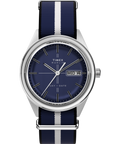 Marlin® Jet Quartz 38mm Fabric Strap Watch