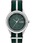 Marlin® Jet Quartz 38mm Fabric Strap Watch