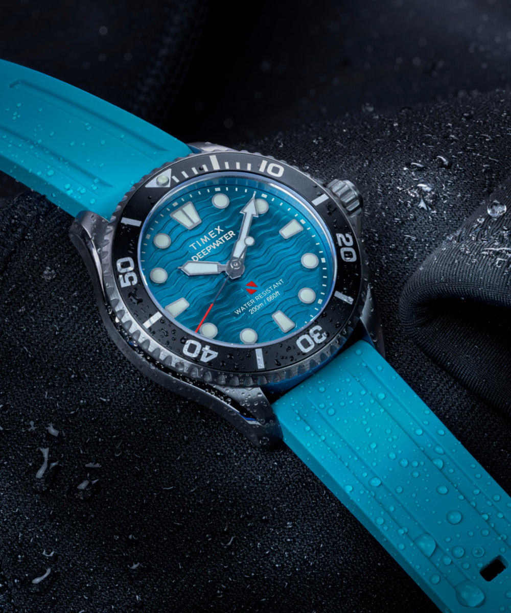 Deepwater Meridian 200 38mm HNBR Rubber Strap Watch
