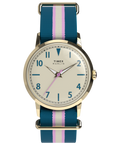 Marlin® 34mm Fabric Strap Watch