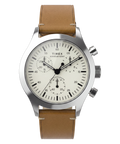 Timex Weekender® New England Chronograph 40mm Leather Strap Watch