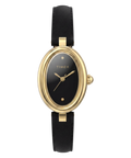 Cavatina® Luxe 22mm Leather Strap Watch