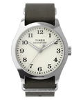 Timex Weekender® New England 34mm Leather Strap Watch