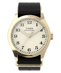 Timex Weekender® New England 34mm Leather Strap Watch