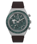 Peanuts® x Q Timex Chronograph 40mm Leather Strap Watch