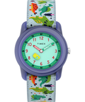 TIMEX TIME MACHINES® 29mm Dinosaur Elastic Fabric Kids Watch