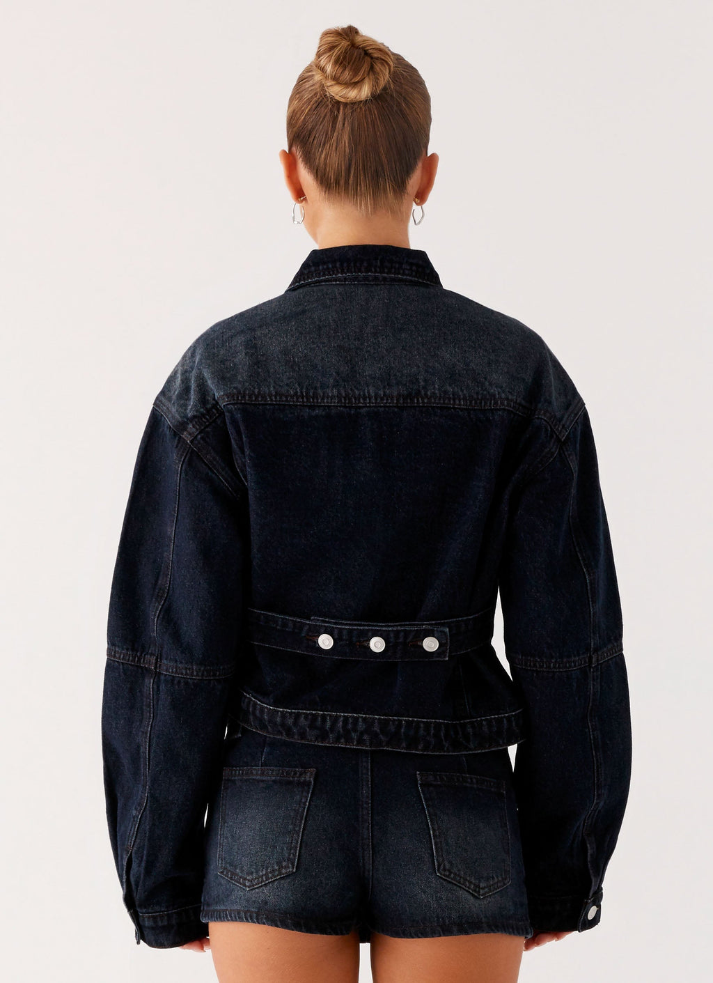 Tropics Denim Jacket - Washed Dark Blue