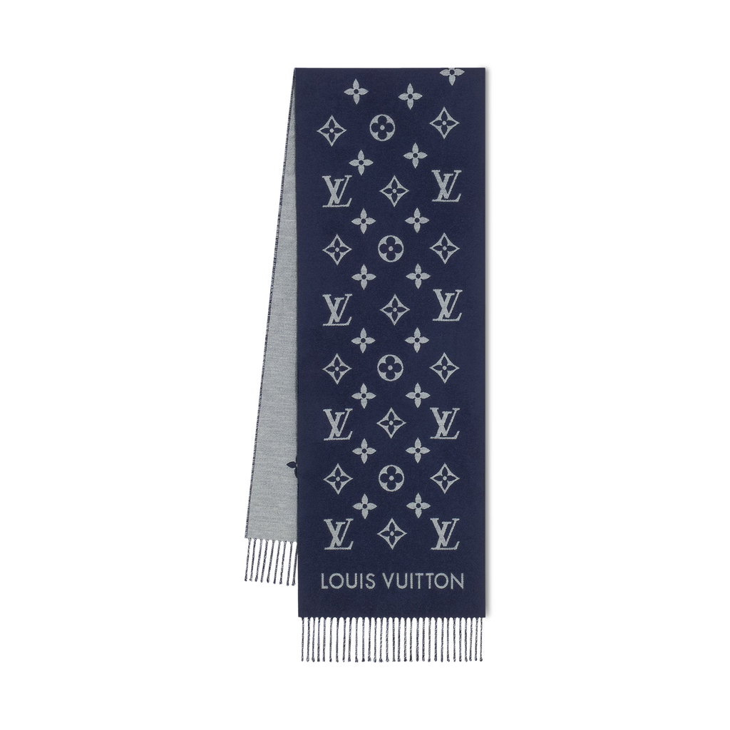 LV Scarf (All About Monogram - Blue)